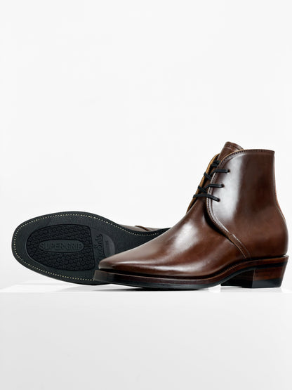 (MTO) - George Boots  -Coffee Maryam oiled/waxy Horsebutt- QZ01