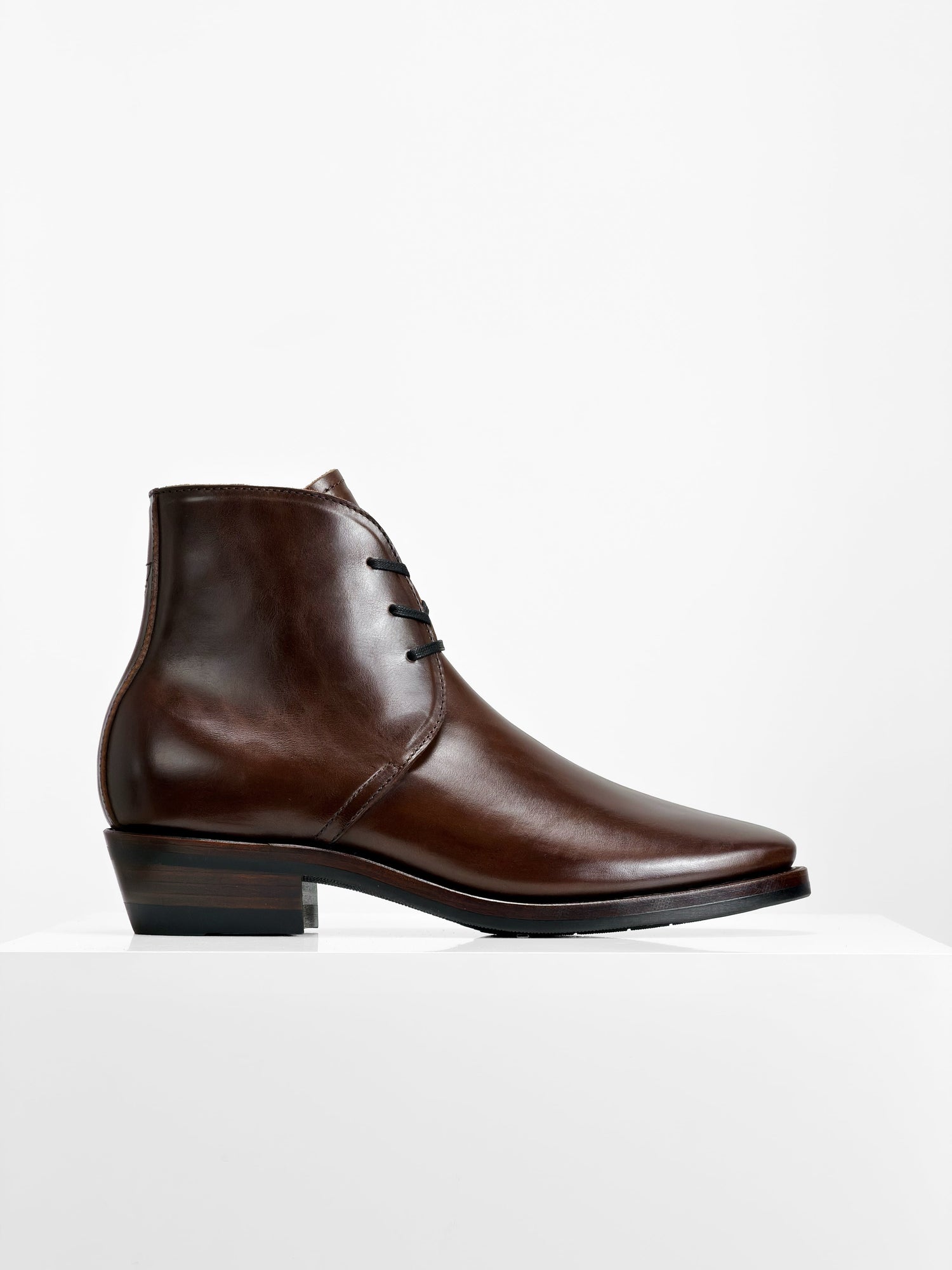 (MTO) - George Boots  -Coffee Maryam oiled/waxy Horsebutt- QZ01
