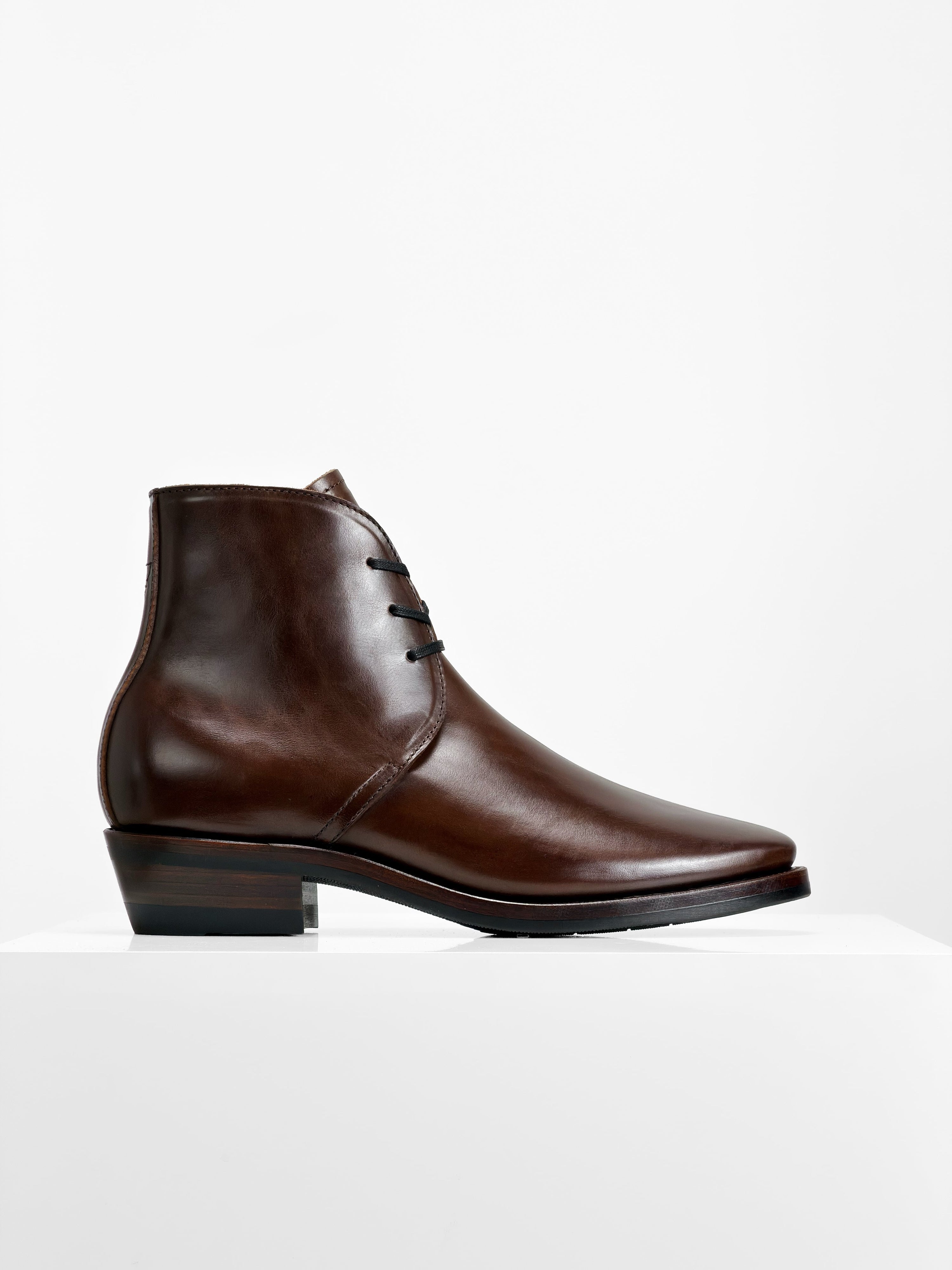 (MTO) - George Boots  -Coffee Maryam oiled/waxy Horsebutt- QZ01