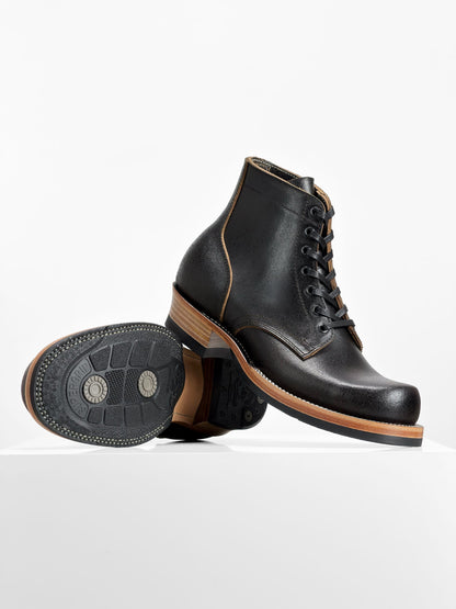 (MTO) - Miner Boots - Horween Waxed Flesh   - 6186